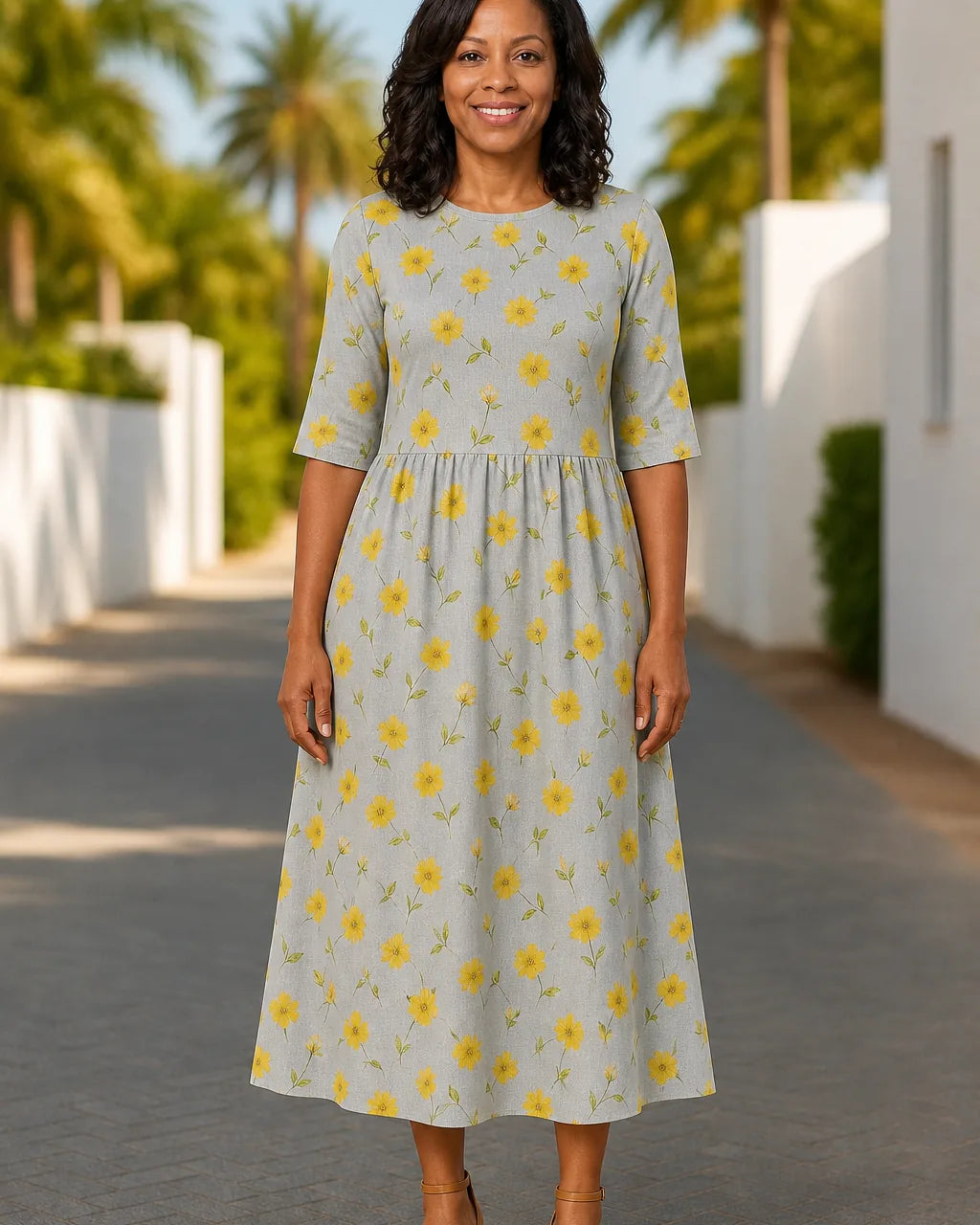 Amara | Relaxed Midi Dress