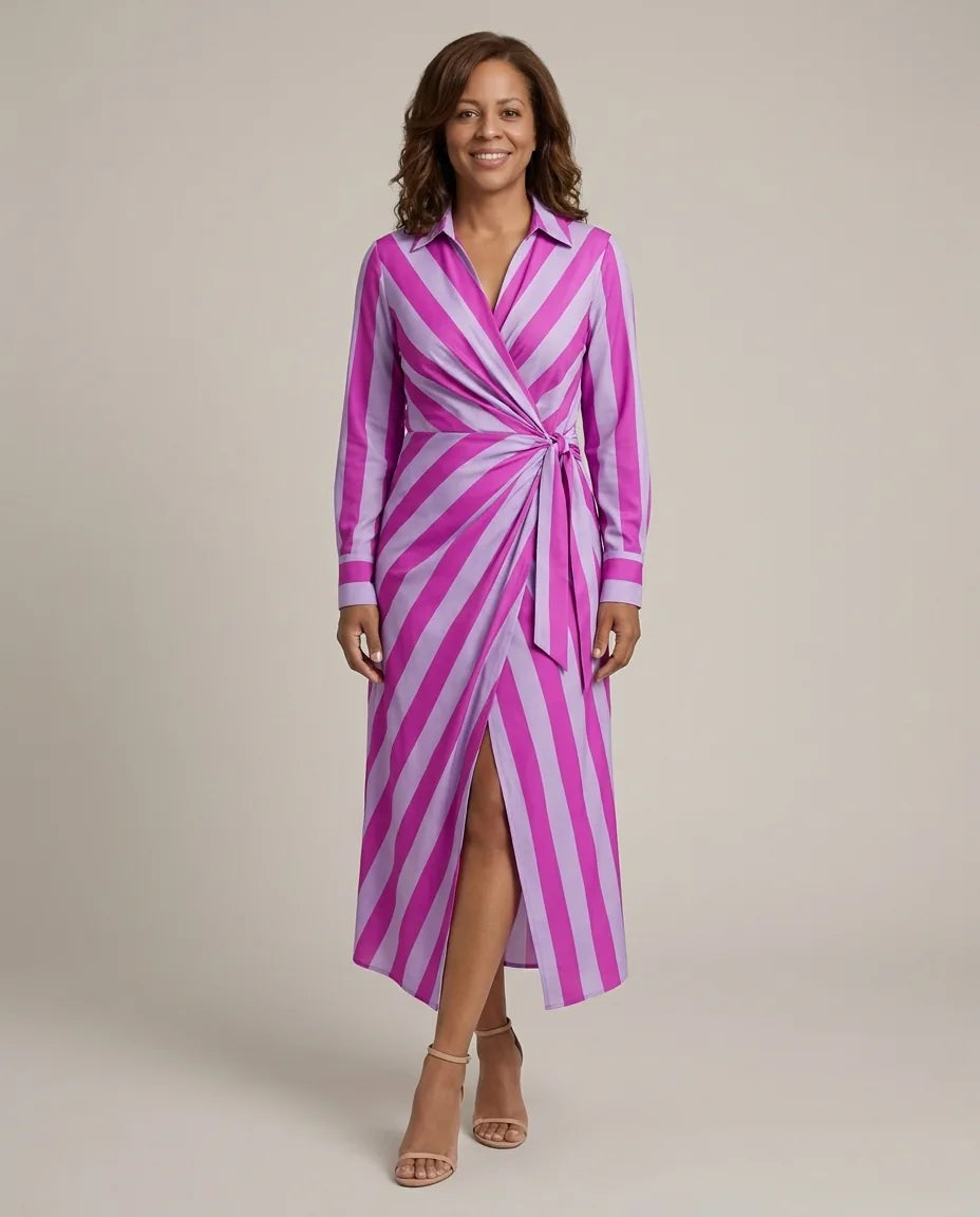 Josephine | Printed Wrap Dress