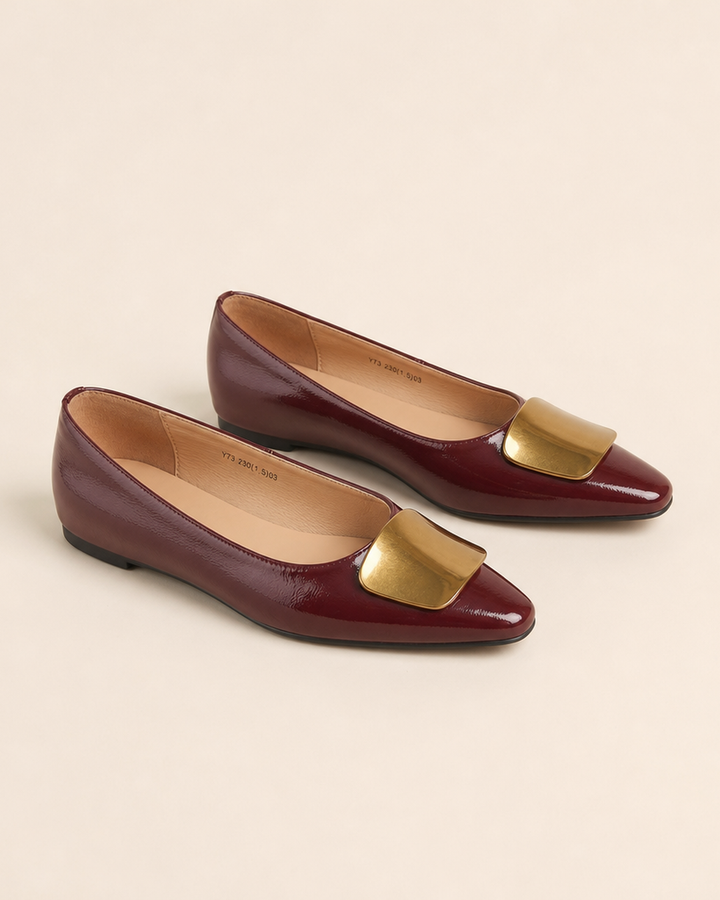 Lynn | Genuine Leather Flats