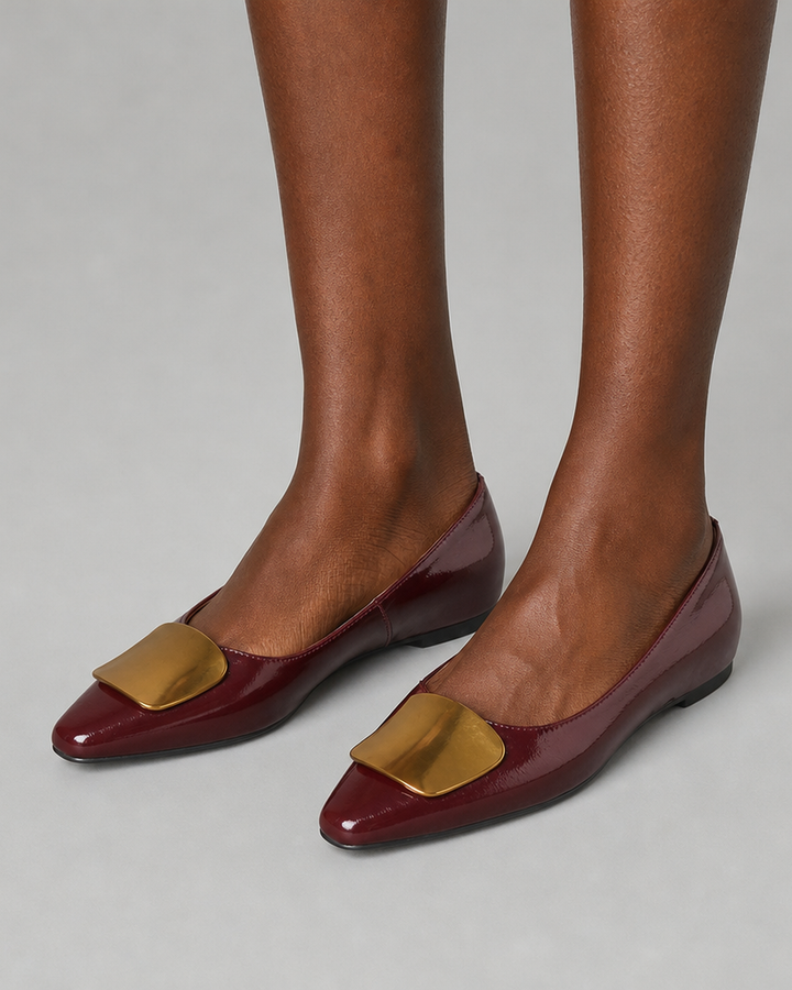 Lynn | Genuine Leather Flats