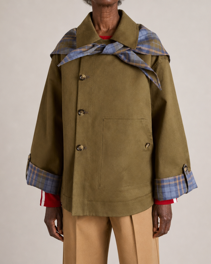 Lorna | Oversized Double-Breasted Utility Coat