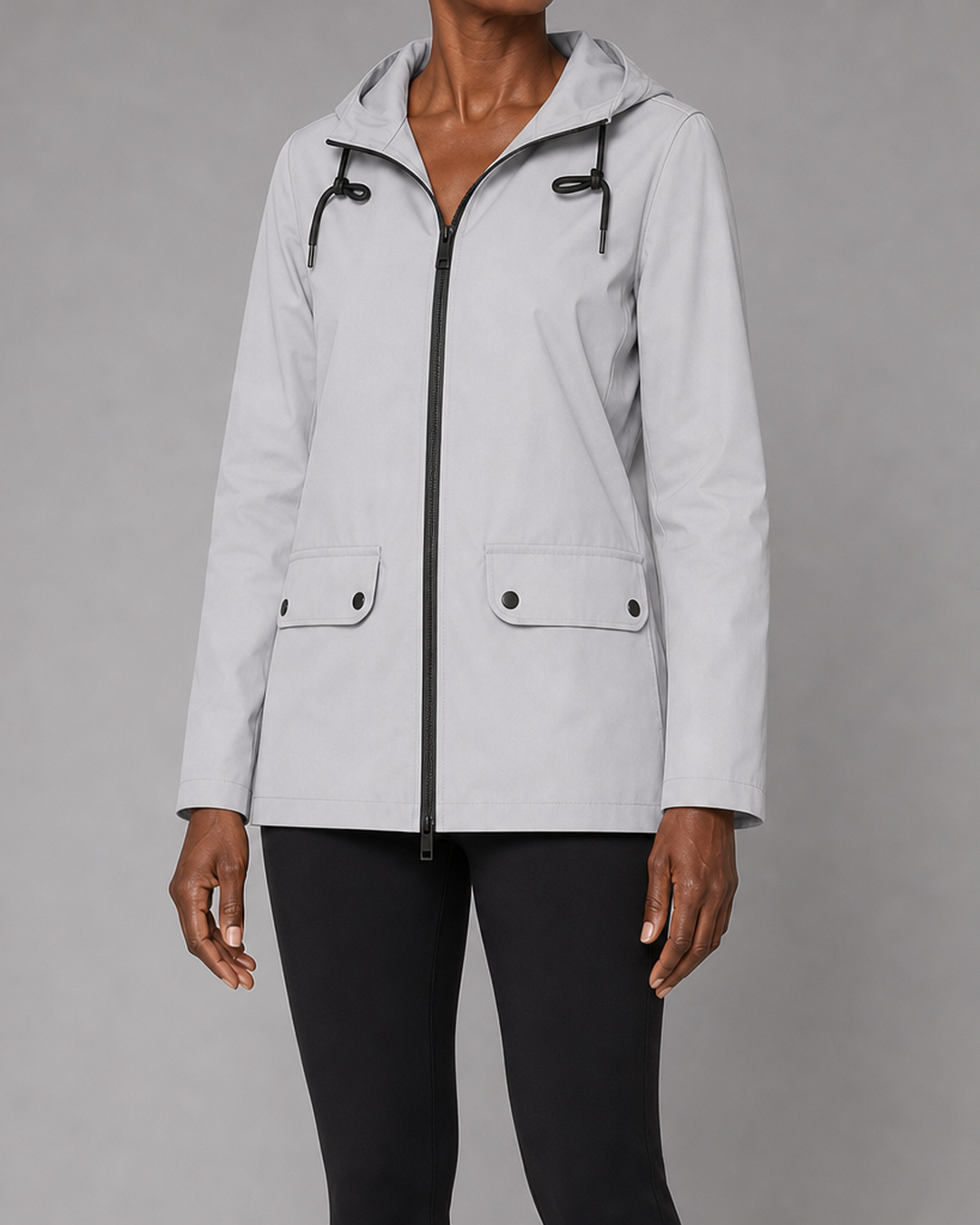 Jasmine | Hooded Waterproof Longline Rain Jacket