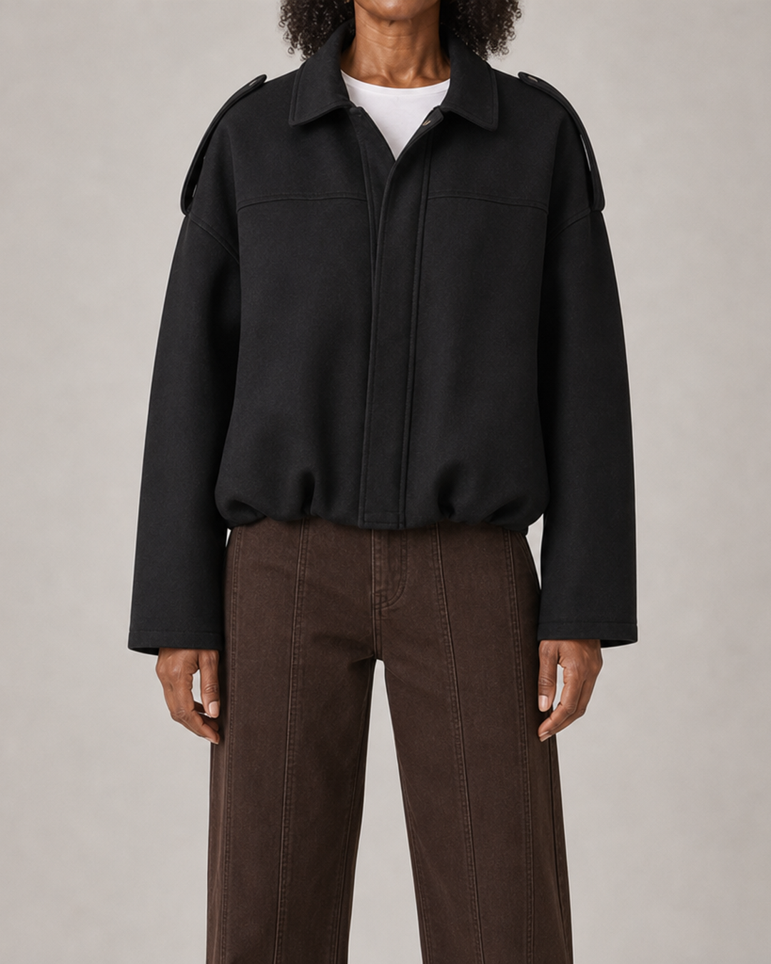 Louisa | Relaxed Oversized Bomber Jacket