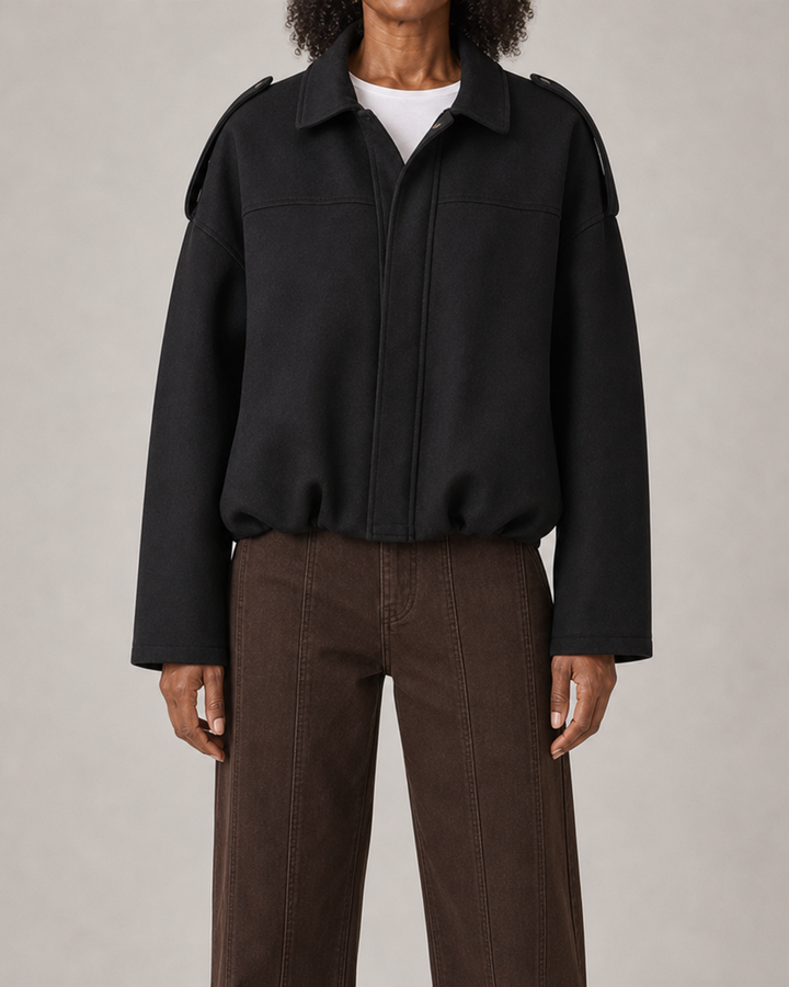 Louisa | Relaxed Oversized Bomber Jacket
