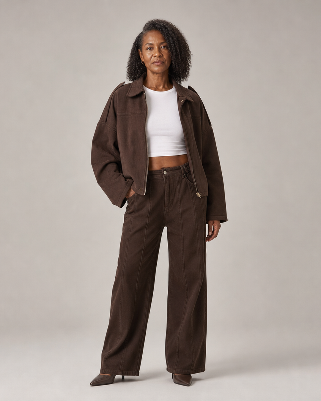 Louisa | Relaxed Oversized Bomber Jacket
