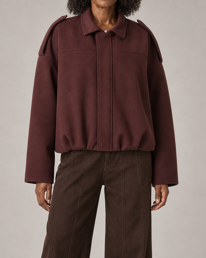Louisa | Relaxed Oversized Bomber Jacket