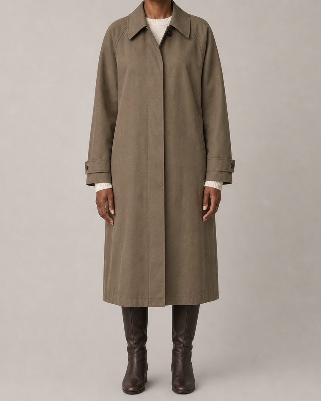 Lucia | Refined Oversized Long Trench Coat