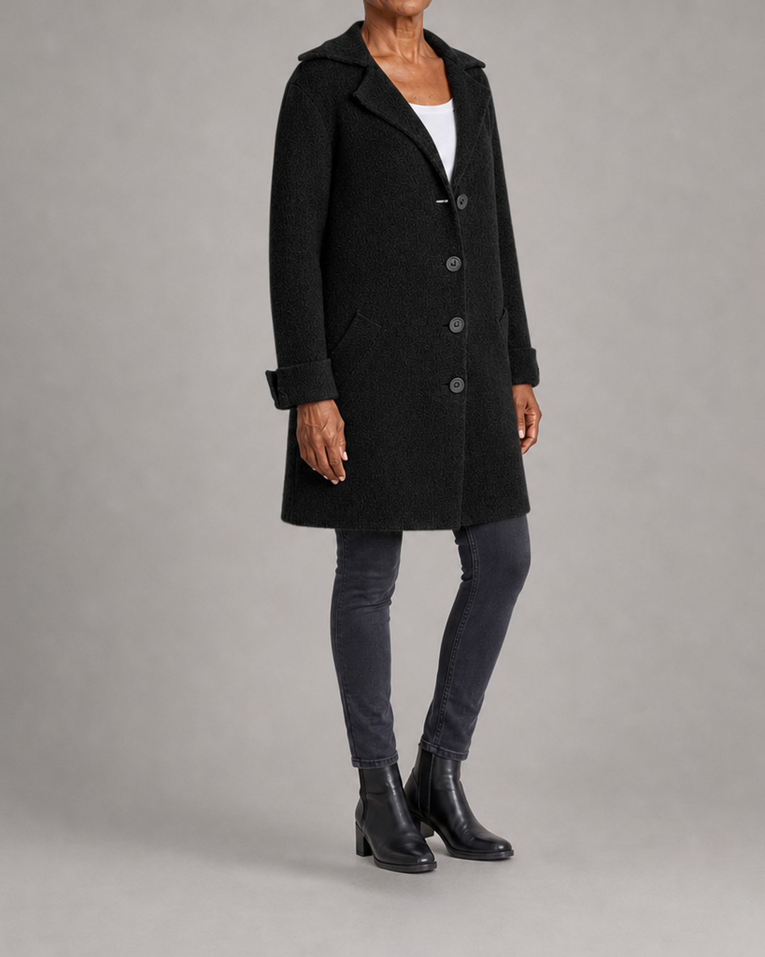 Lucille | Relaxed Longline Lapel Coat