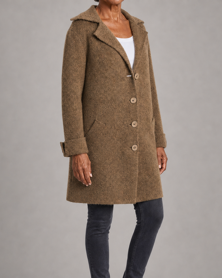 Lucille | Relaxed Longline Lapel Coat