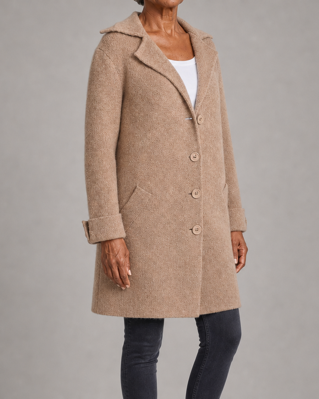 Lucille | Relaxed Longline Lapel Coat