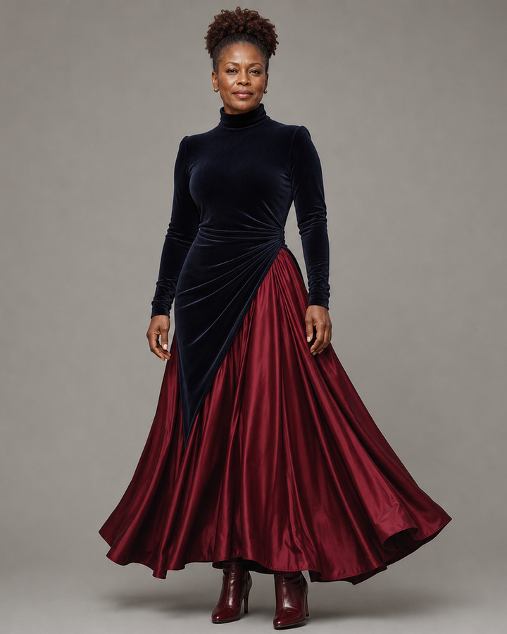 Lucrèce | Robe Longue Bicolore