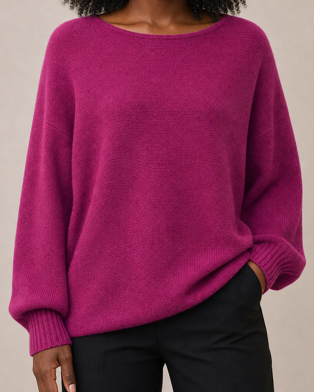 Lunette | Round Neck Knitted Pullover