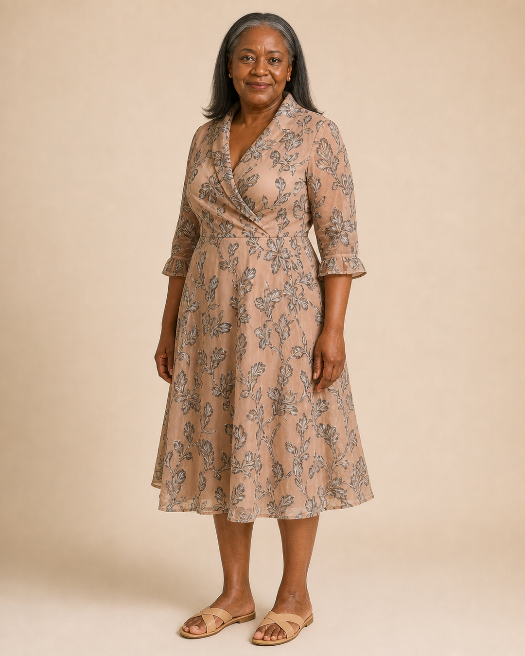 Beatriz | Wrap-Style A-Line Dress