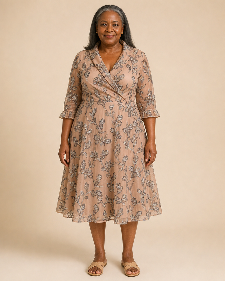 Beatriz | Wrap-Style A-Line Dress