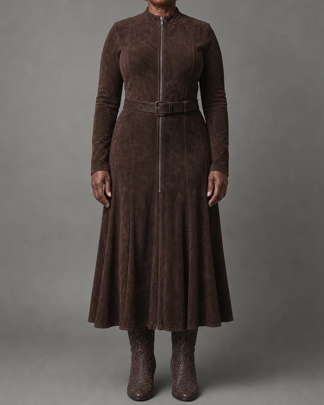 Delores | Long Dress With Belt
