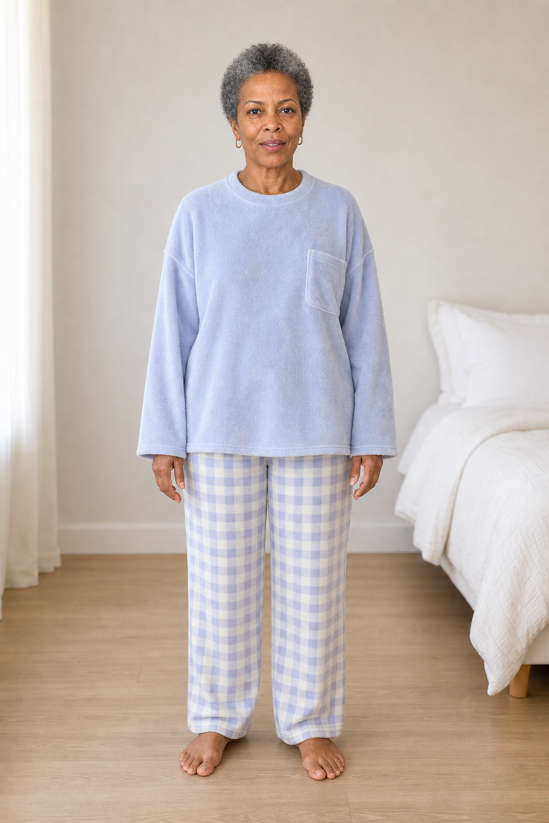 Maribel in blue