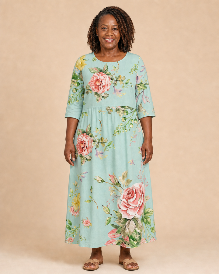 Leandra | Airy Summer Printed Dress