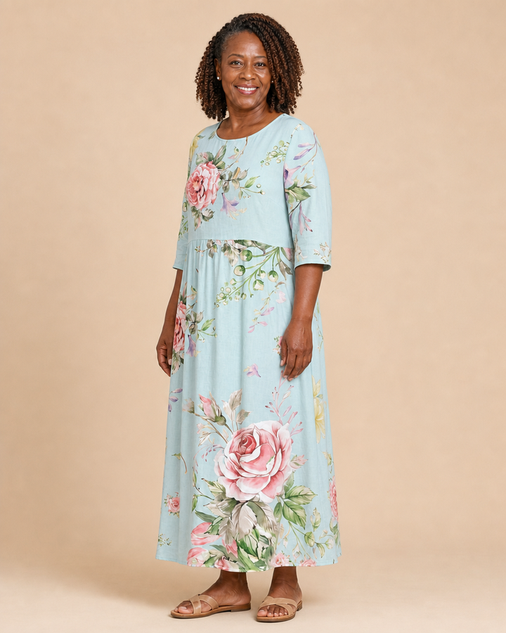Leandra | Airy Summer Printed Dress