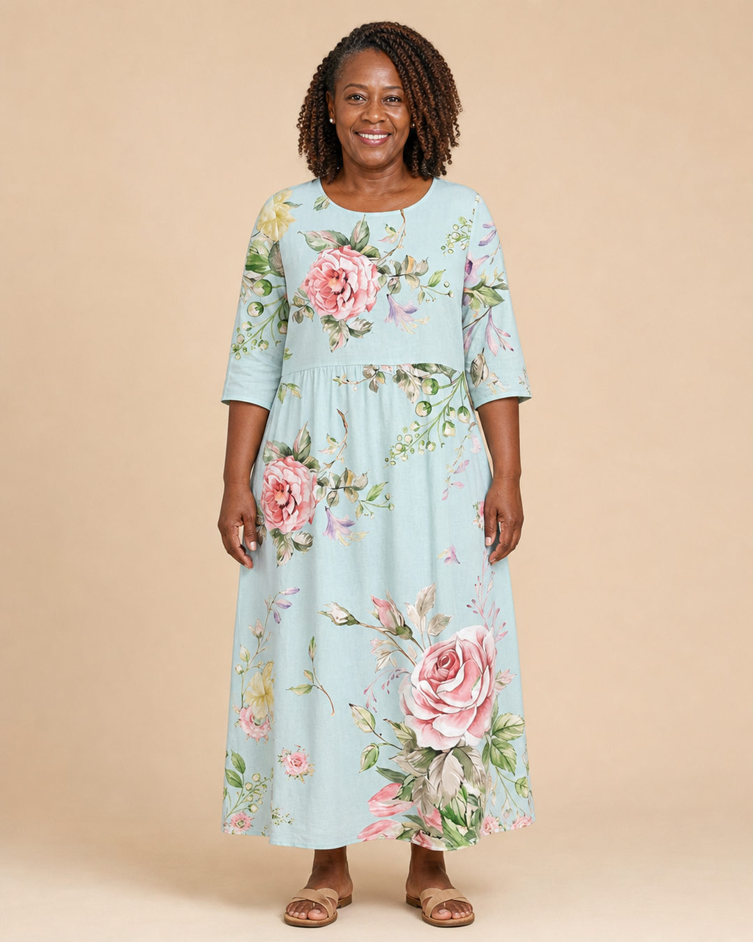 Leandra | Airy Summer Printed Dress