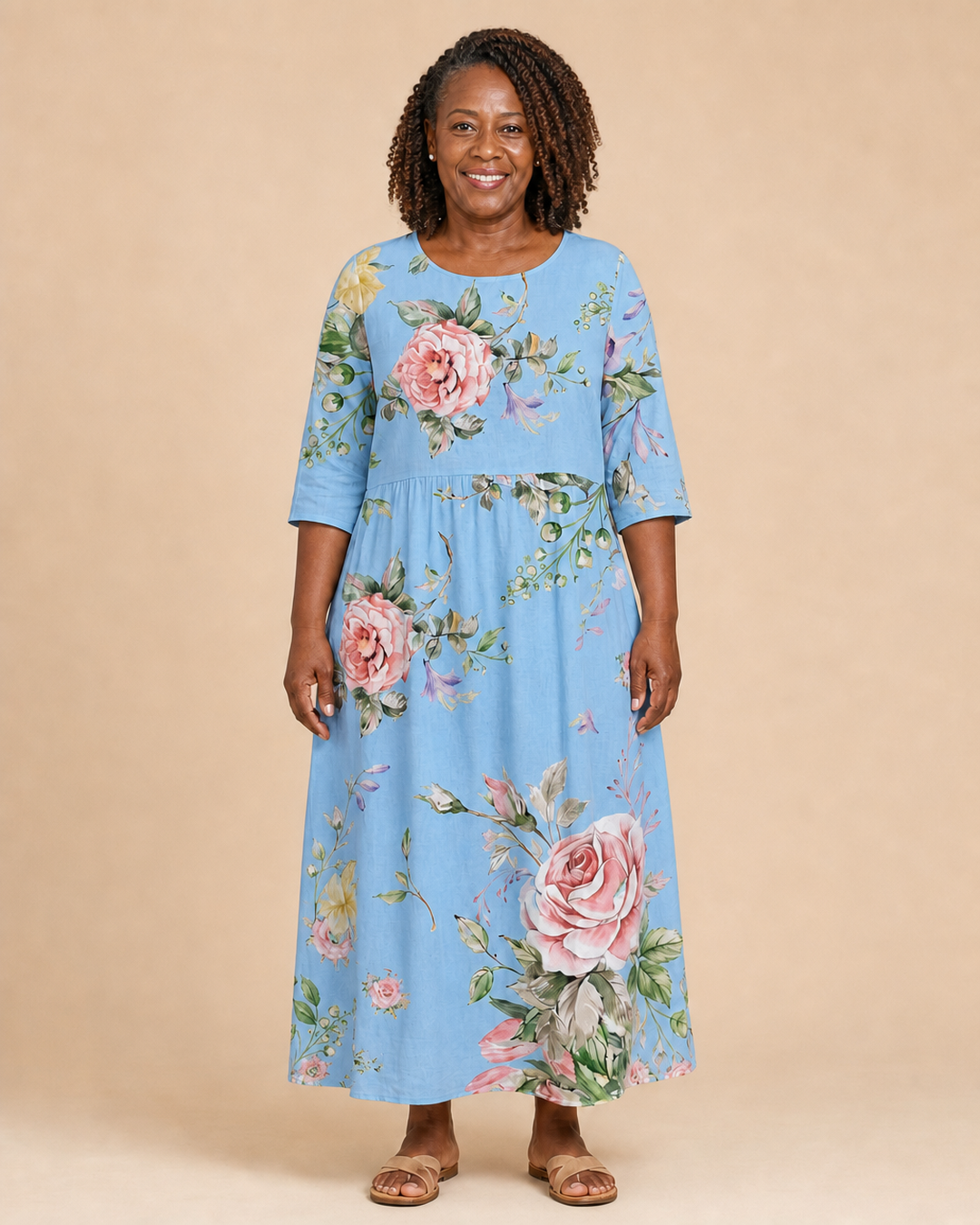Leandra | Airy Summer Printed Dress