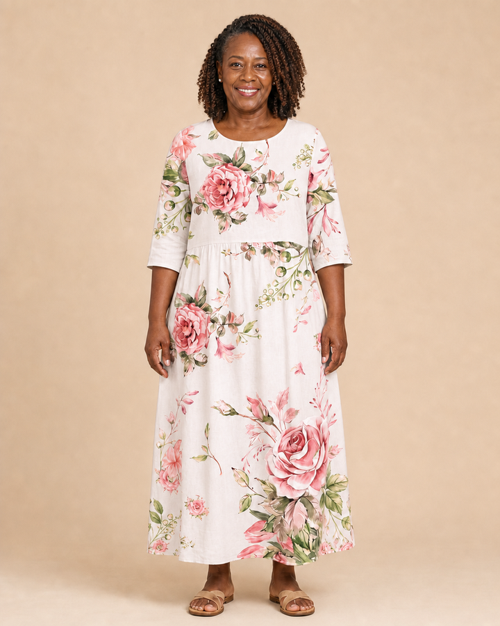 Leandra | Airy Summer Printed Dress