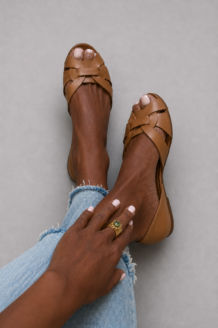 Camille | Classic Woven Sandals