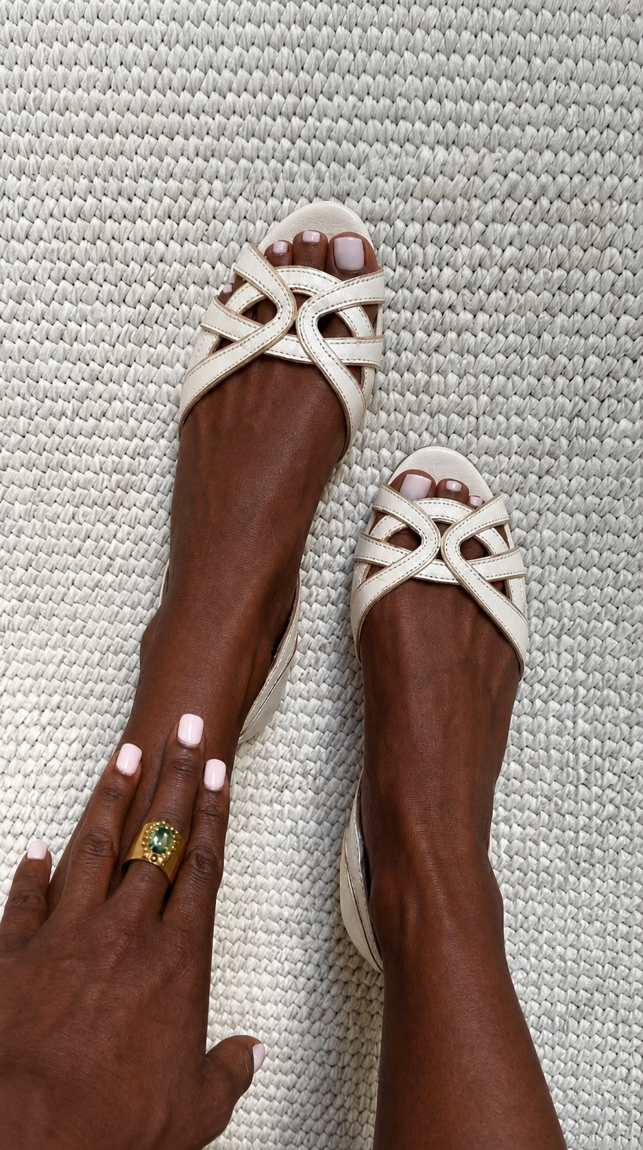 Simone | Elegant Woven Sandals