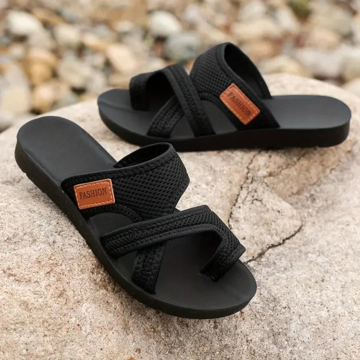 Nadette | Cushioned Comfort Slide Sandals