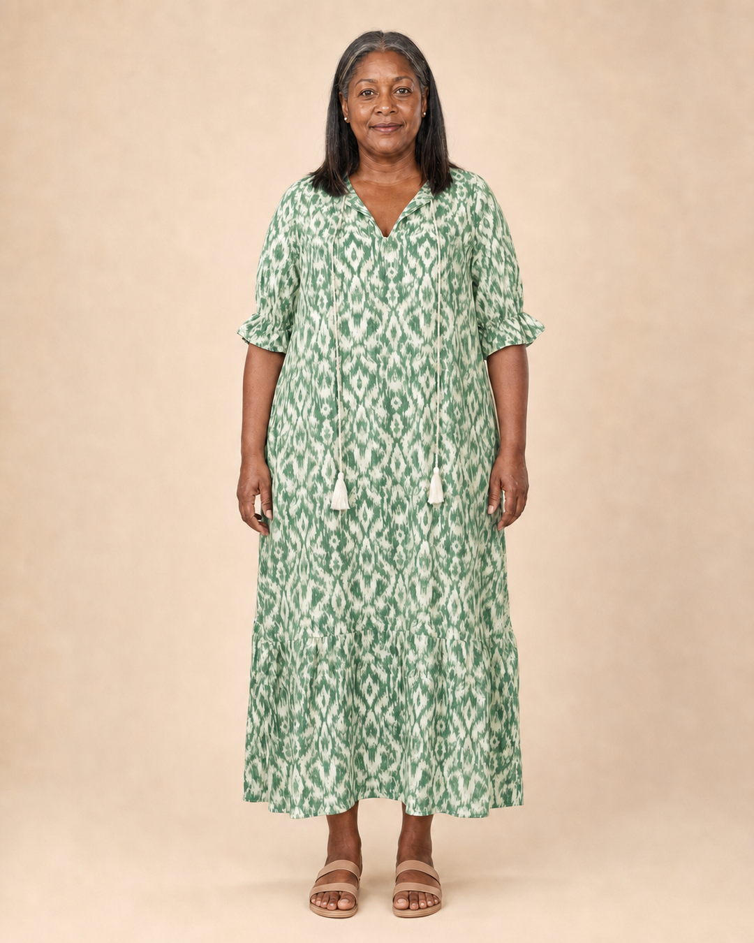 Gwendolen | Boho Tummy Coverage Dress