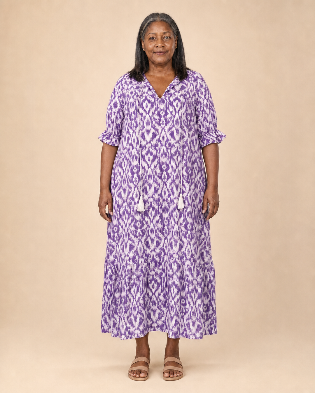 Gwendolen | Boho Tummy Coverage Dress