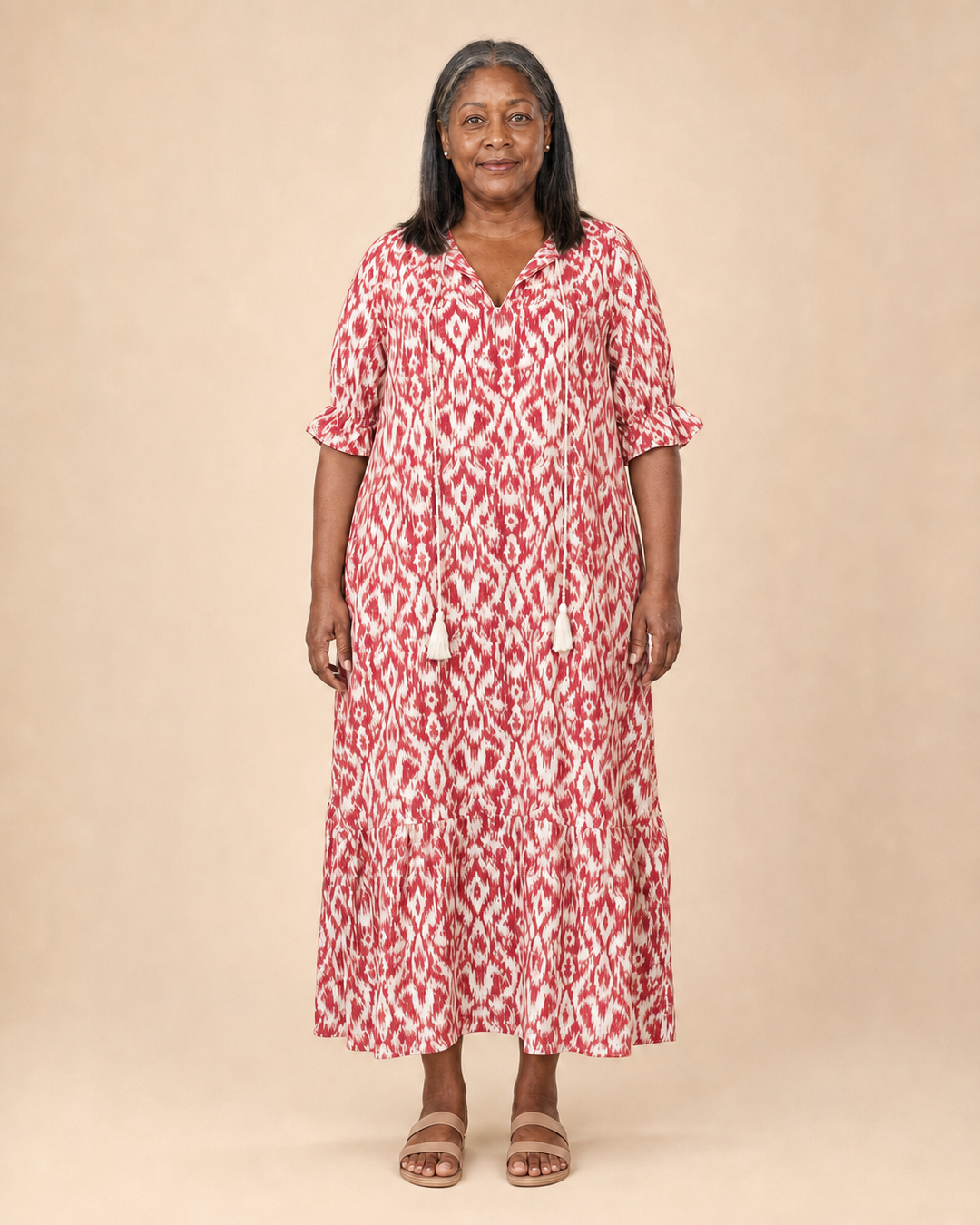 Gwendolen | Boho Tummy Coverage Dress