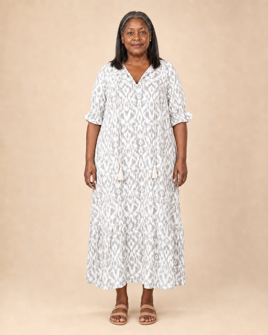 Gwendolen | Boho Tummy Coverage Dress