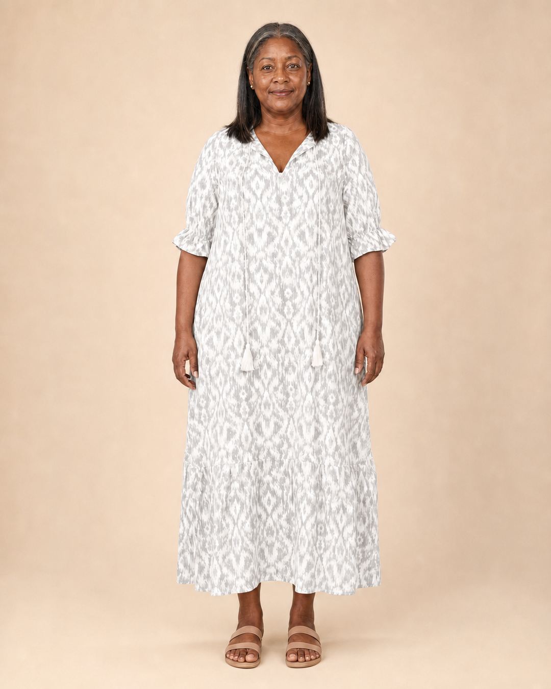 Gwendolen | Boho Tummy Coverage Dress