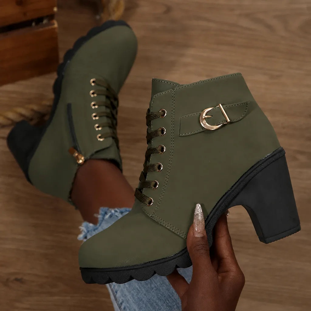 Jarra | Leather Ankle Boots