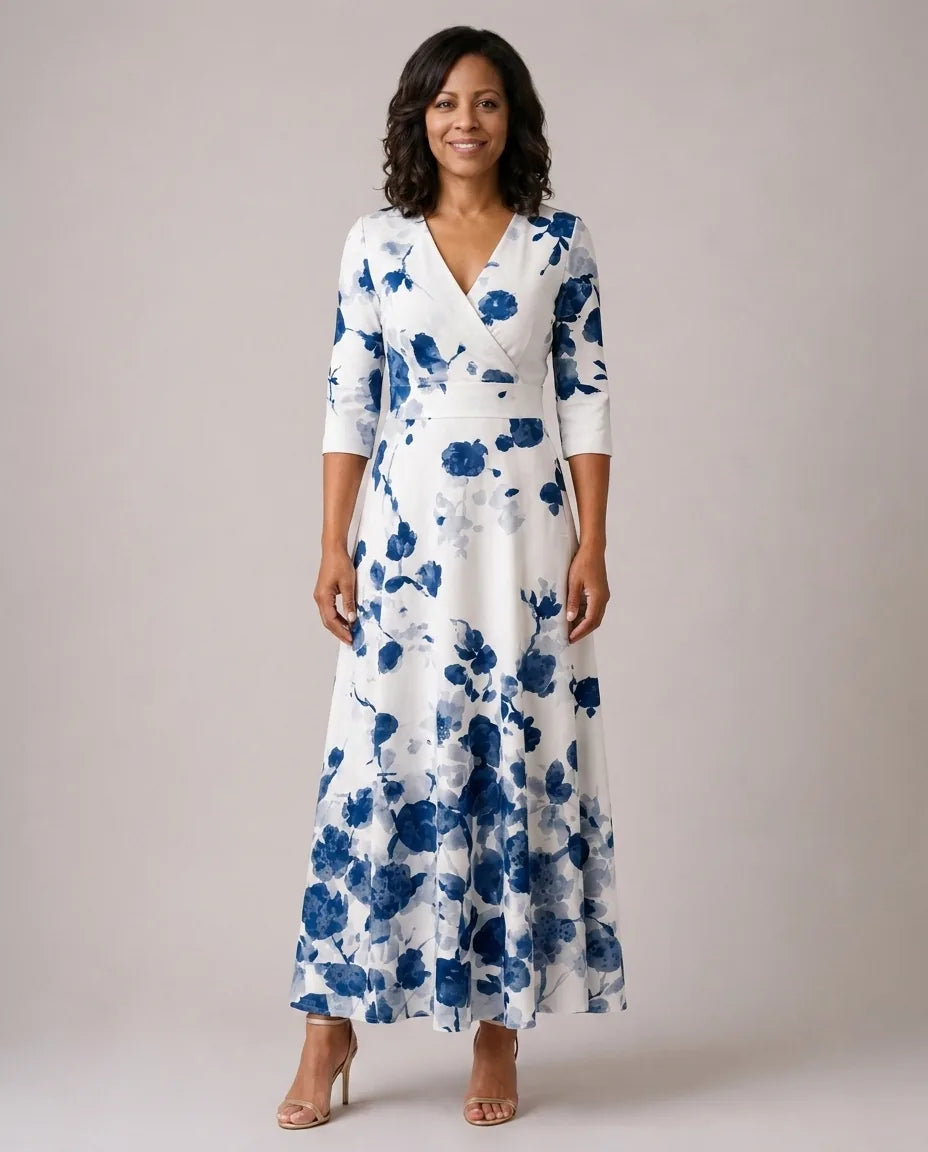 Lily | Chic Dress with Floral Print