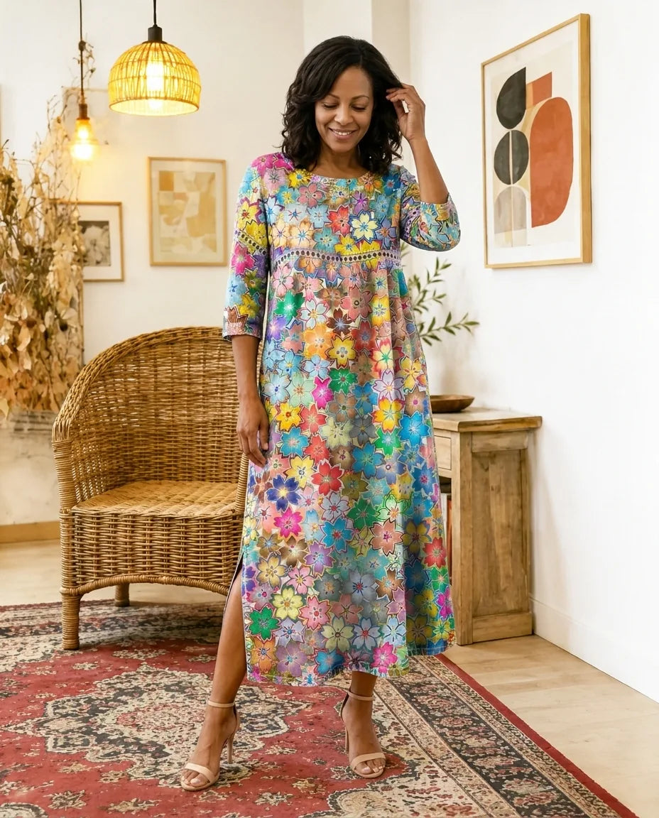 Isabel | Colorful Printed Dress