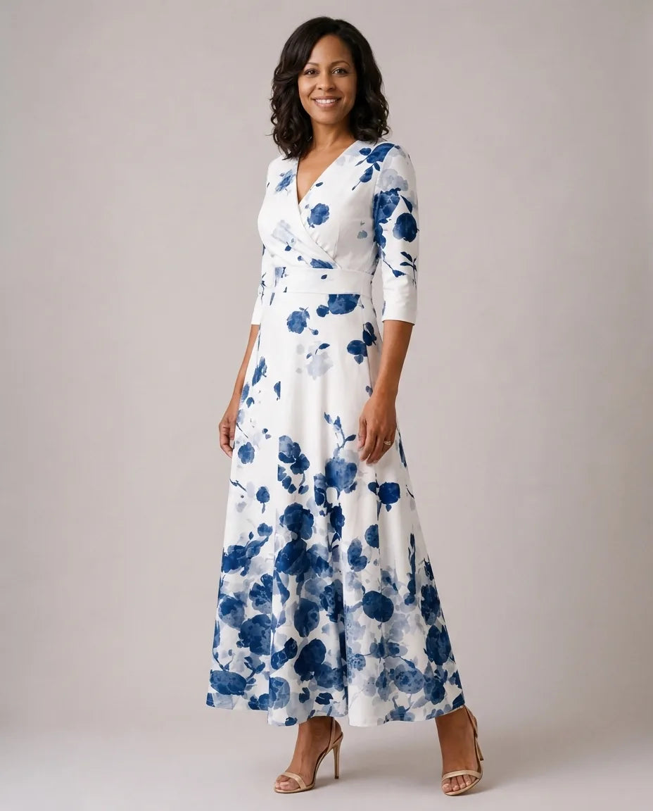 Lily | Chic Dress with Floral Print