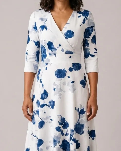 Lily | Chic Dress with Floral Print