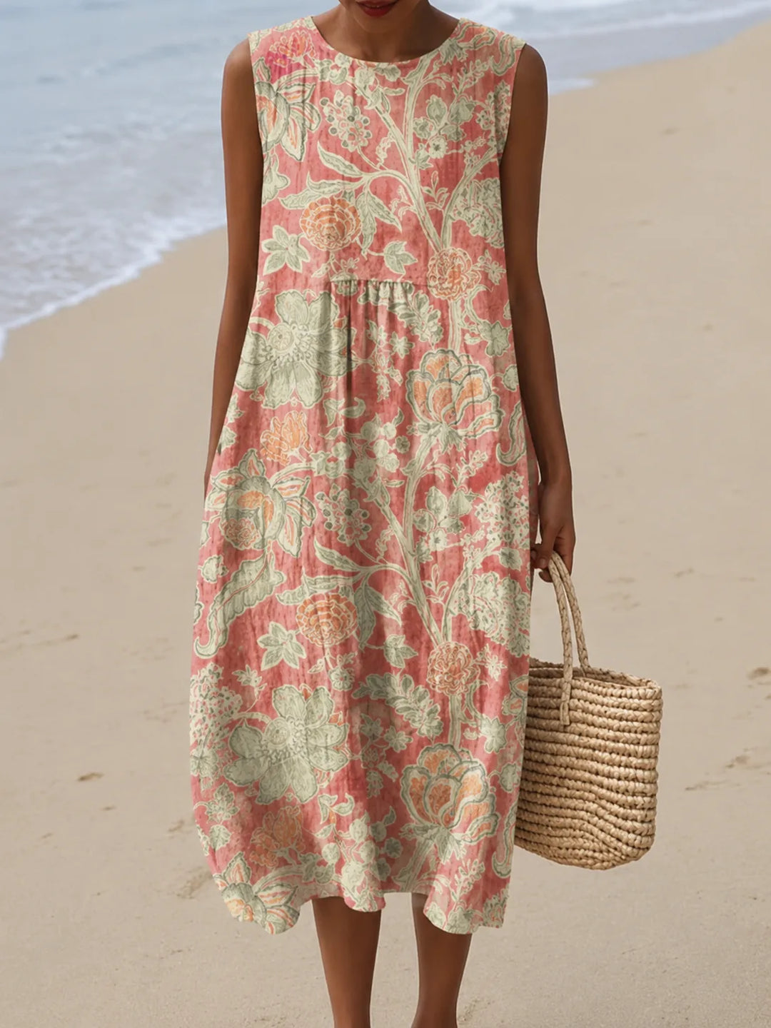 Beth Floral Midi Dress