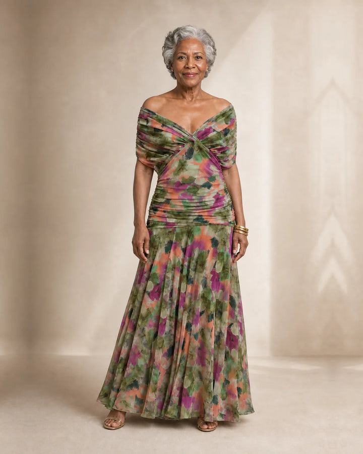 Tiana | Colorful Elegant Dress