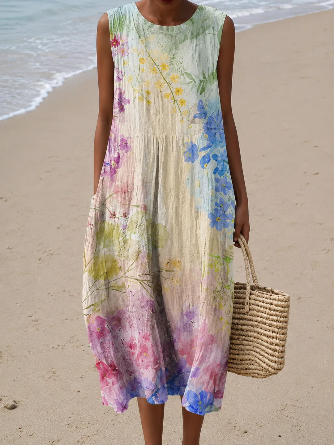 Vera Midi Floral Dress