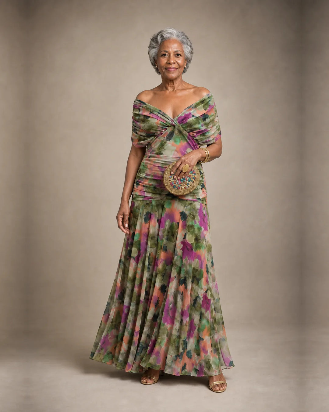 Tiana | Colorful Elegant Dress