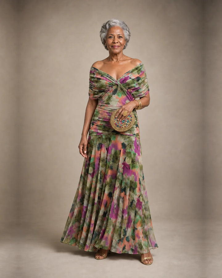 Tiana | Colorful Elegant Dress
