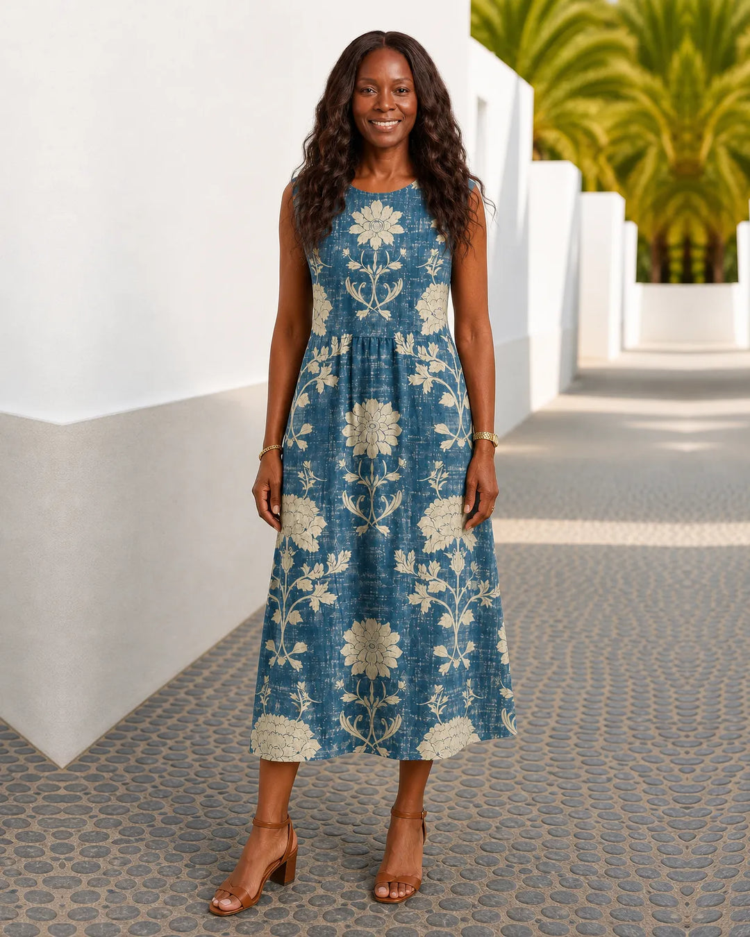 Layla | Boho Midi Dress