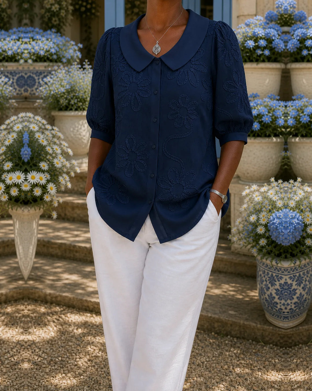 Deja | Elegant Floral Blouse
