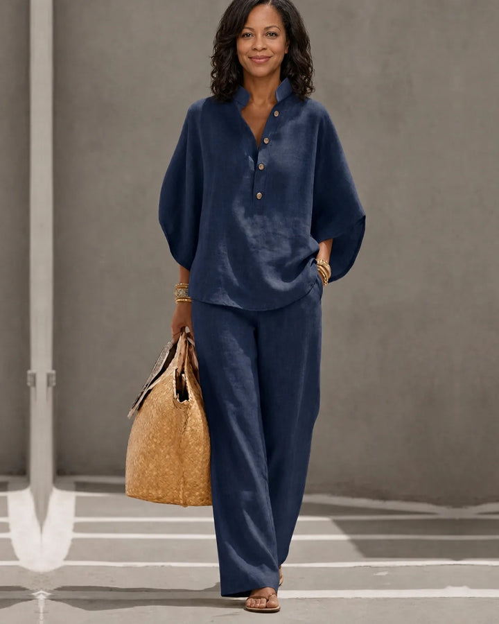 Sophie | Batwing Linen Set