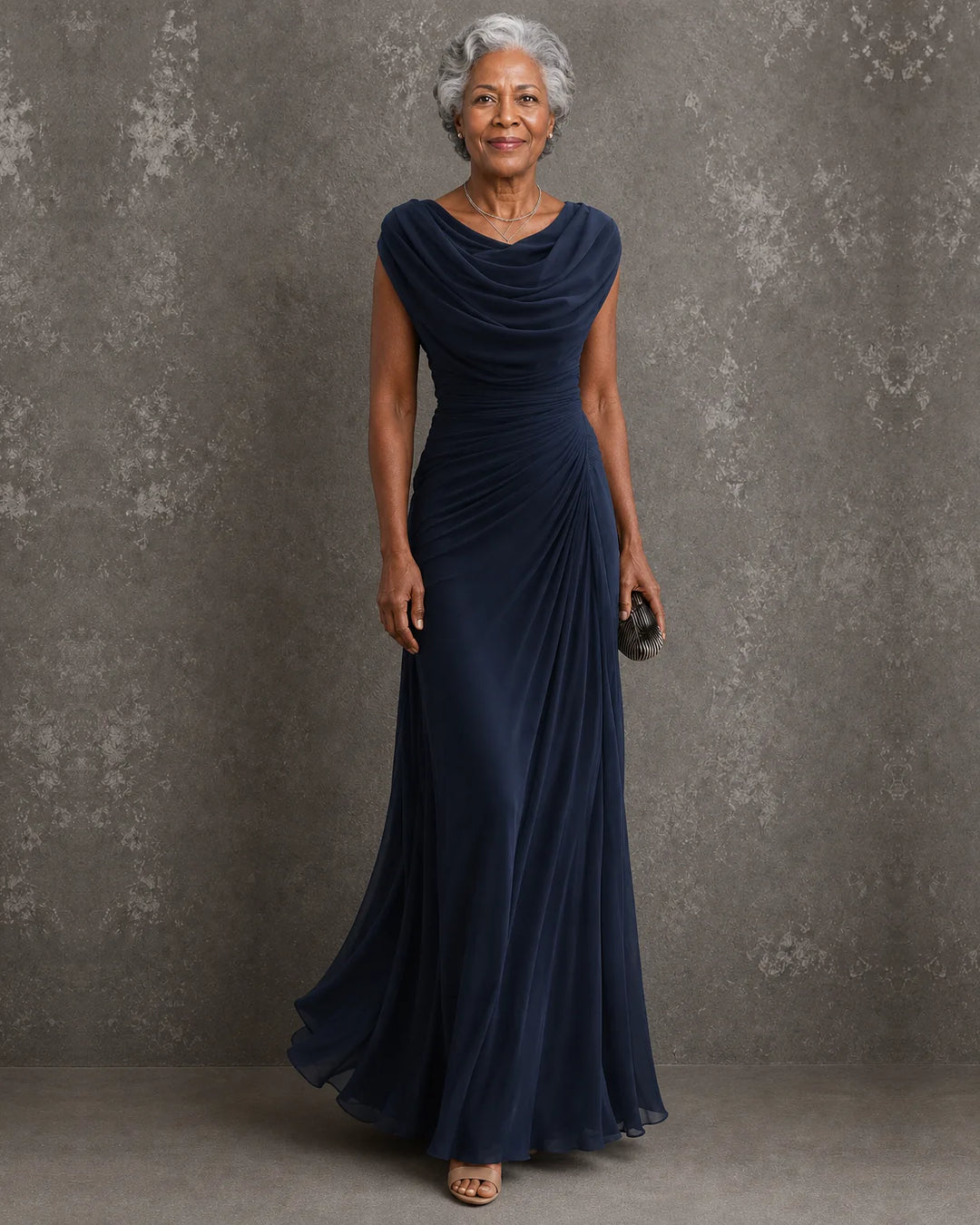 Jenna | Draped Maxi Dress