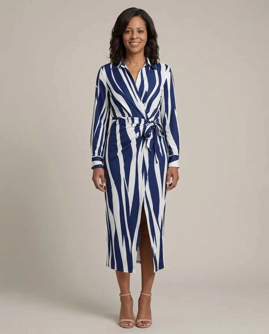 Josephine | Printed Wrap Dress