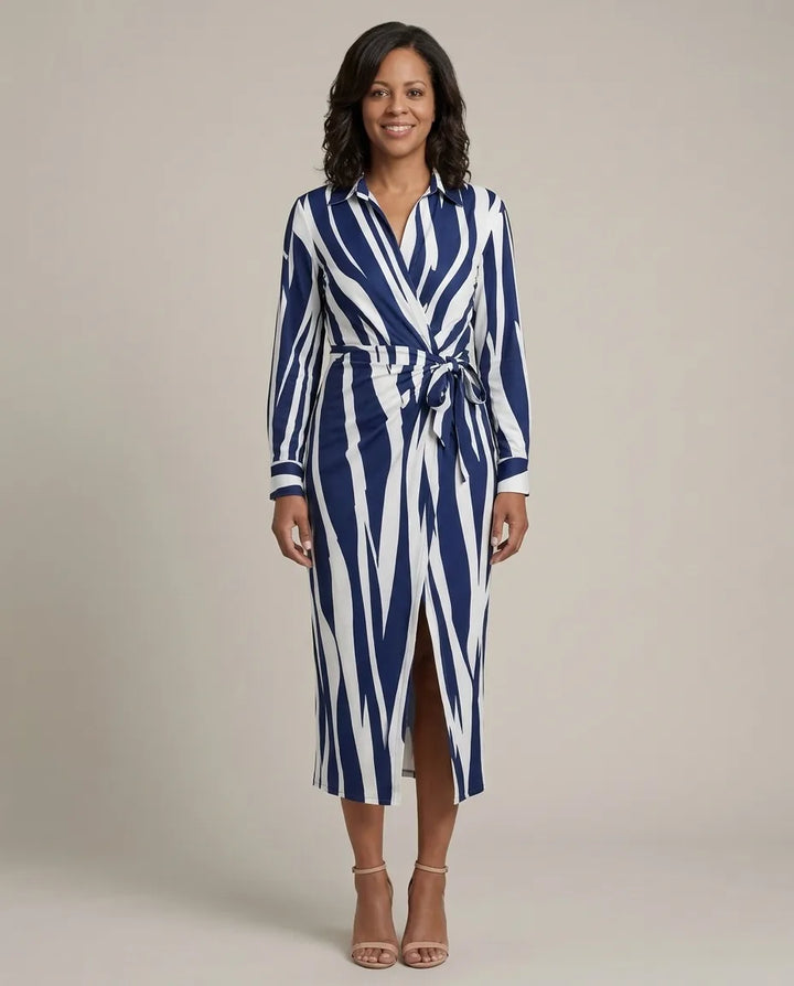 Josephine | Printed Wrap Dress