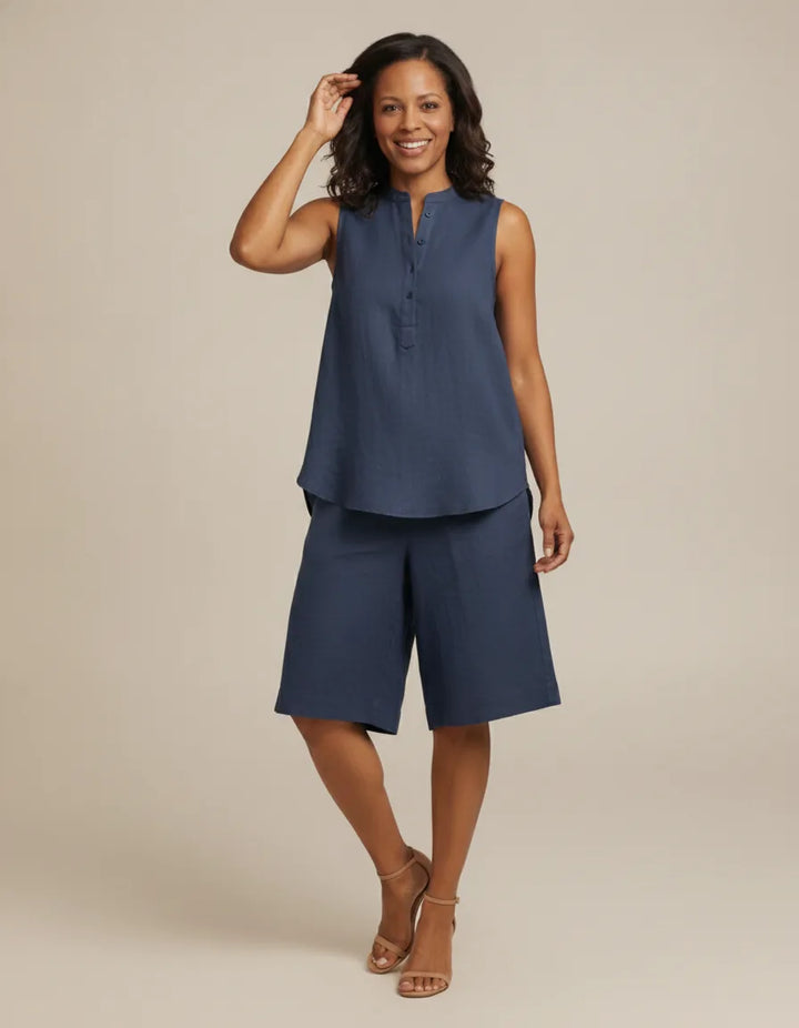 Mariel | Sleeveless Cotton Short Set